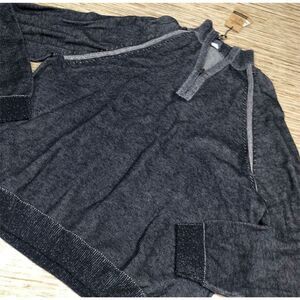 A-100 Tailor Vintage Mens Pullover 1/4 zip top NAVY size XL nwt